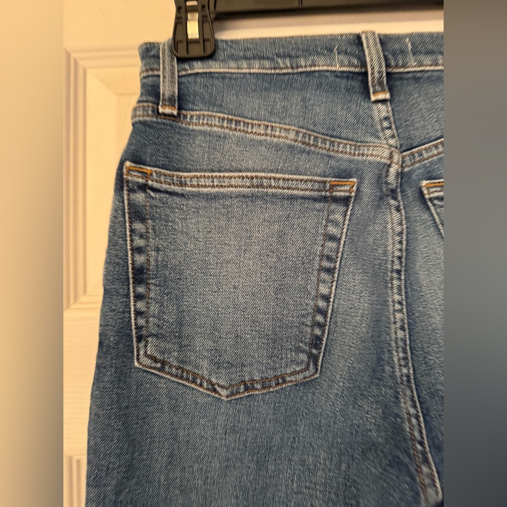 REDONE 90’s-Mid 70’s Cropped High Rise Women's Blue Denim Jeans Size 26 - Picture 12 of 15